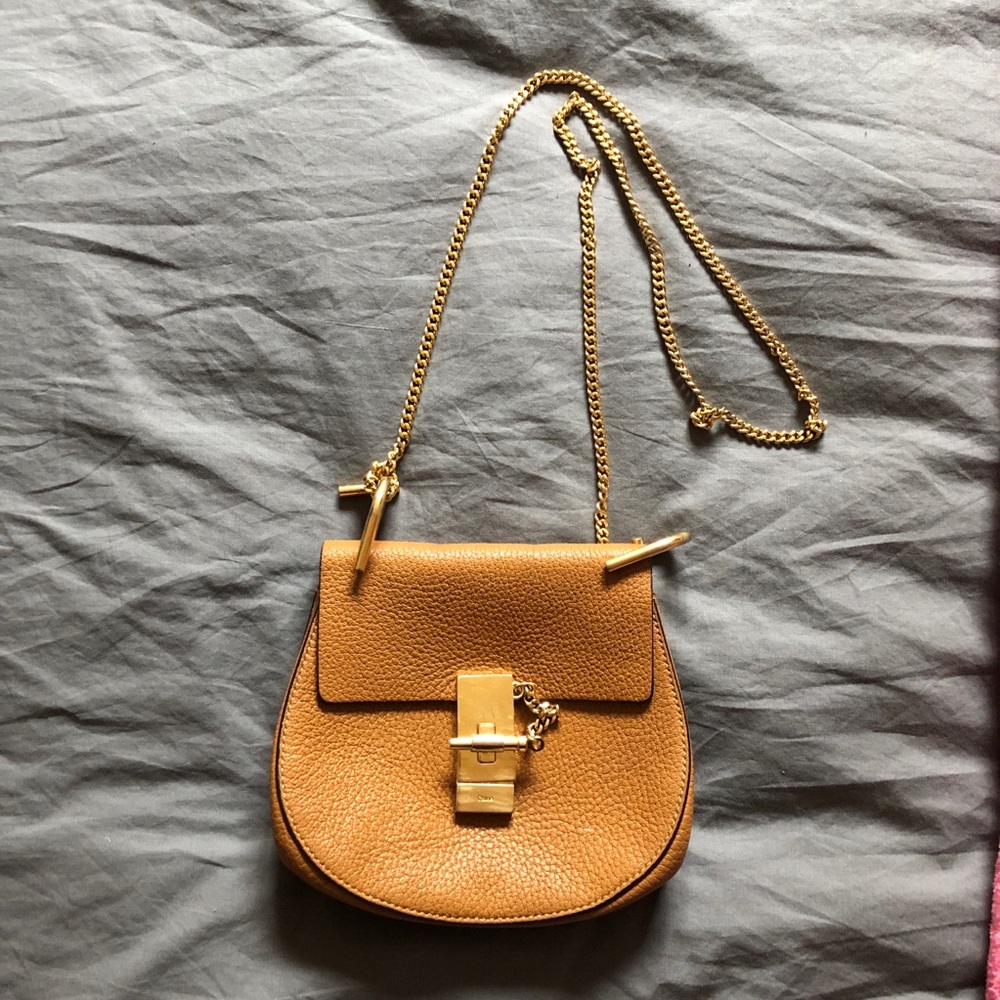 Chloe Drew bag in tan